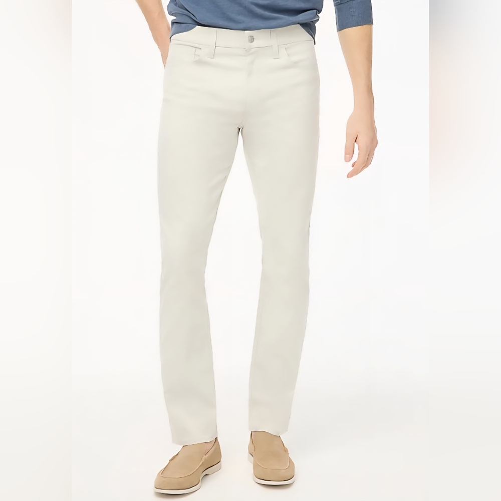 J. Crew Straight-fit five-pocket tech pant 34x32